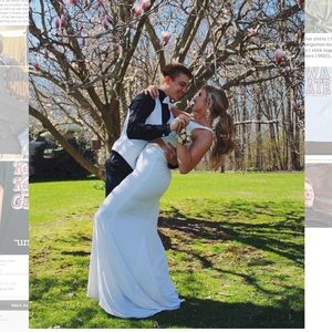 Sherri Hill Long White Prom/Formal Dress